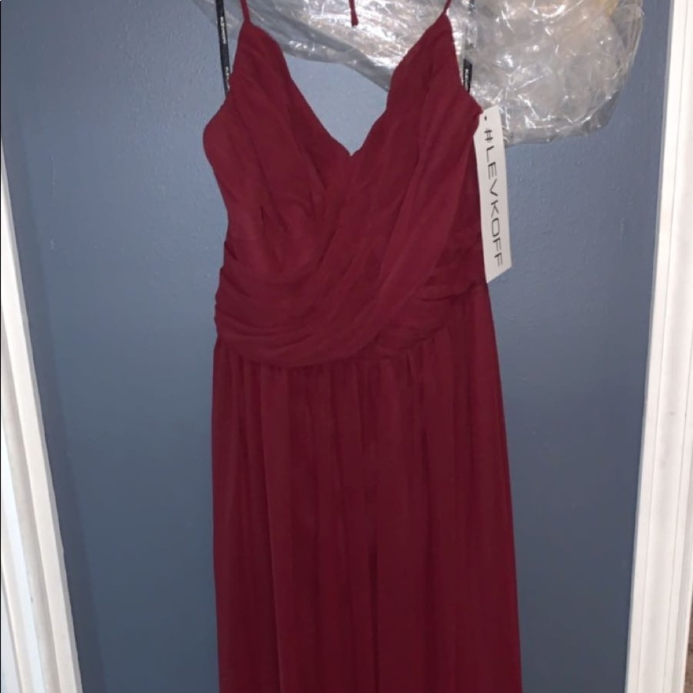 Wine Color Dress